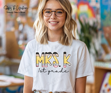 Load image into Gallery viewer, Personalized teacher name tee